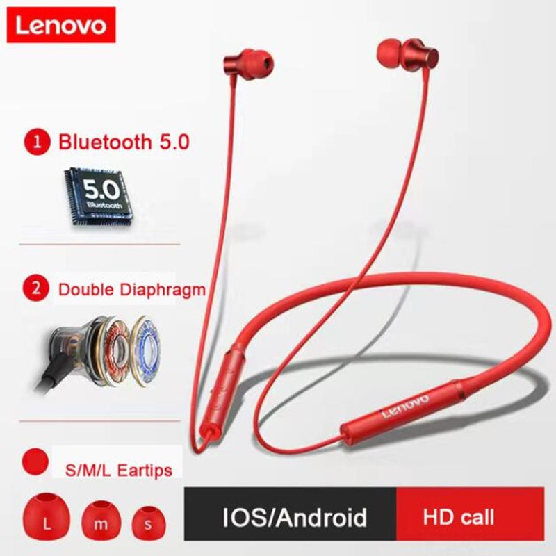 Wireless Bluetooth Neckband Headphones with Mic, Magnetic Earphones for Sports, Running, and Gaming, 10MM Speaker, Noise Reduction, Bluetooth 5.2