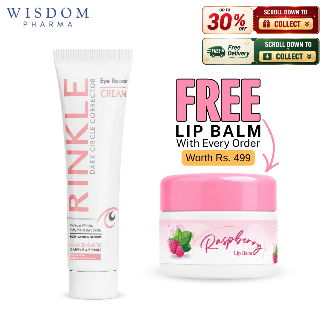 Wisdom Therapeutics Rinkle Cream Treats Under Eye Circles, Reduces Under Eye Puffiness, Brighten the Delicate Skin Around your Eyes.