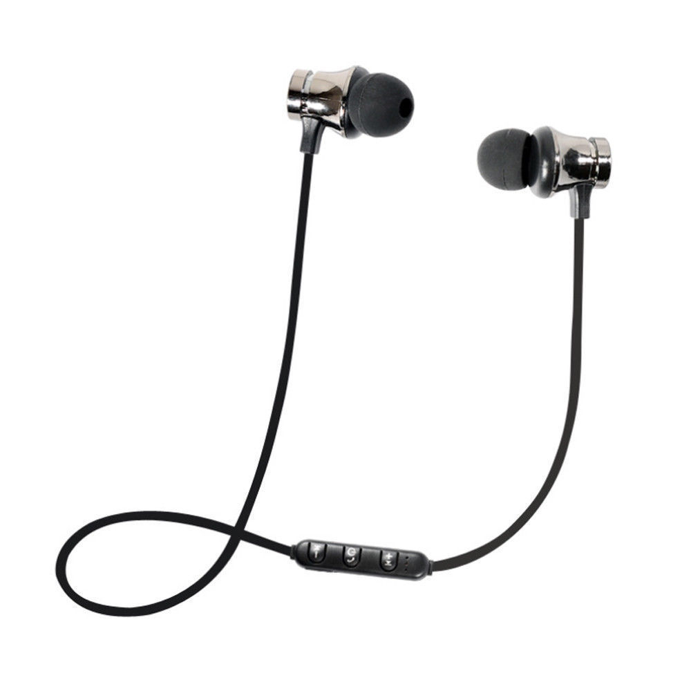 Magnetic Sports Wireless Earphones Stereo Mini Wireless Bluetooth Cordless Earphone Noise Cancelling headphone