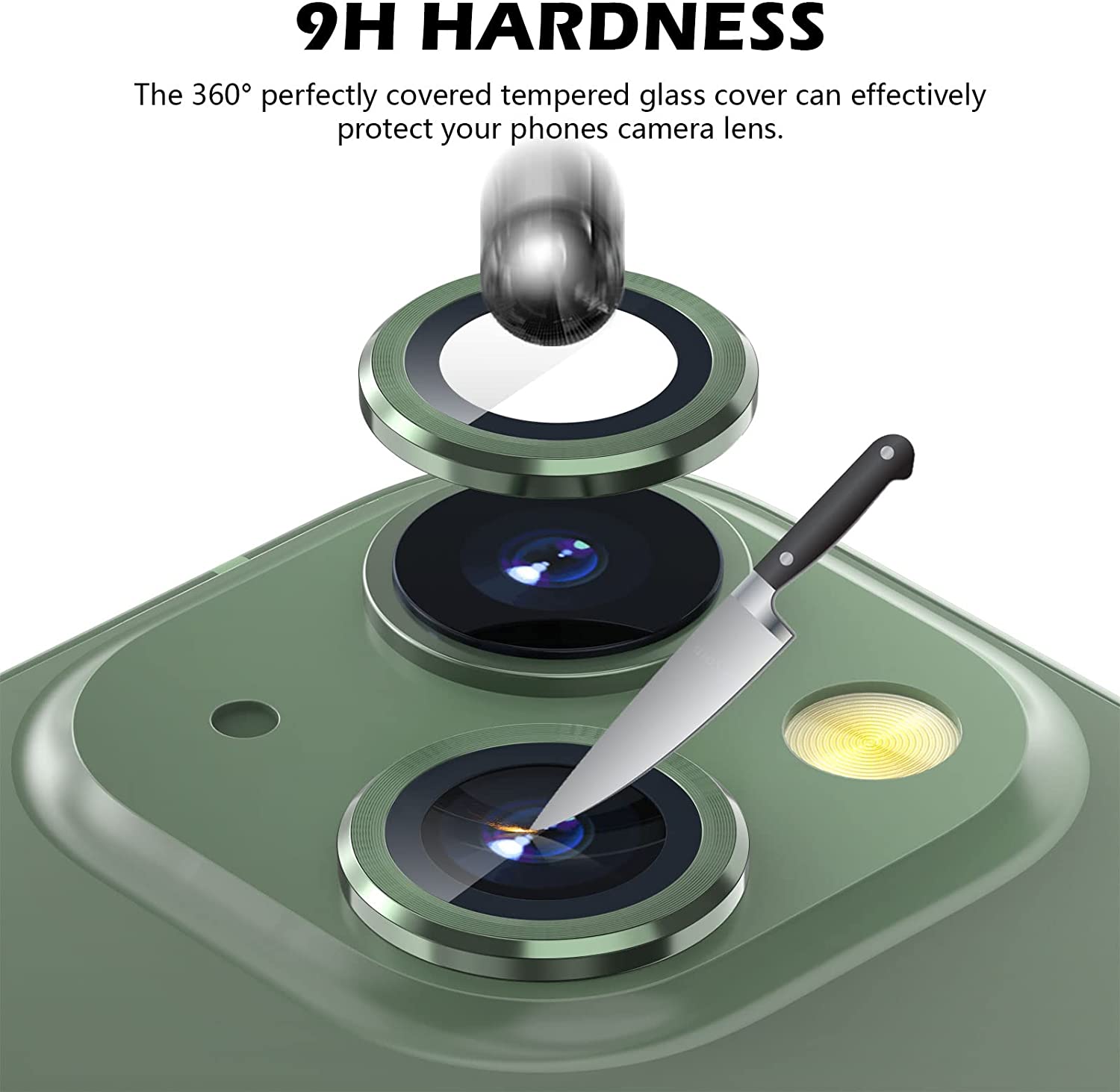 For 13 /13 Mini- Camera Lens Protector HD Tempered Metal Glass Camera Screen Protector Lens Cover