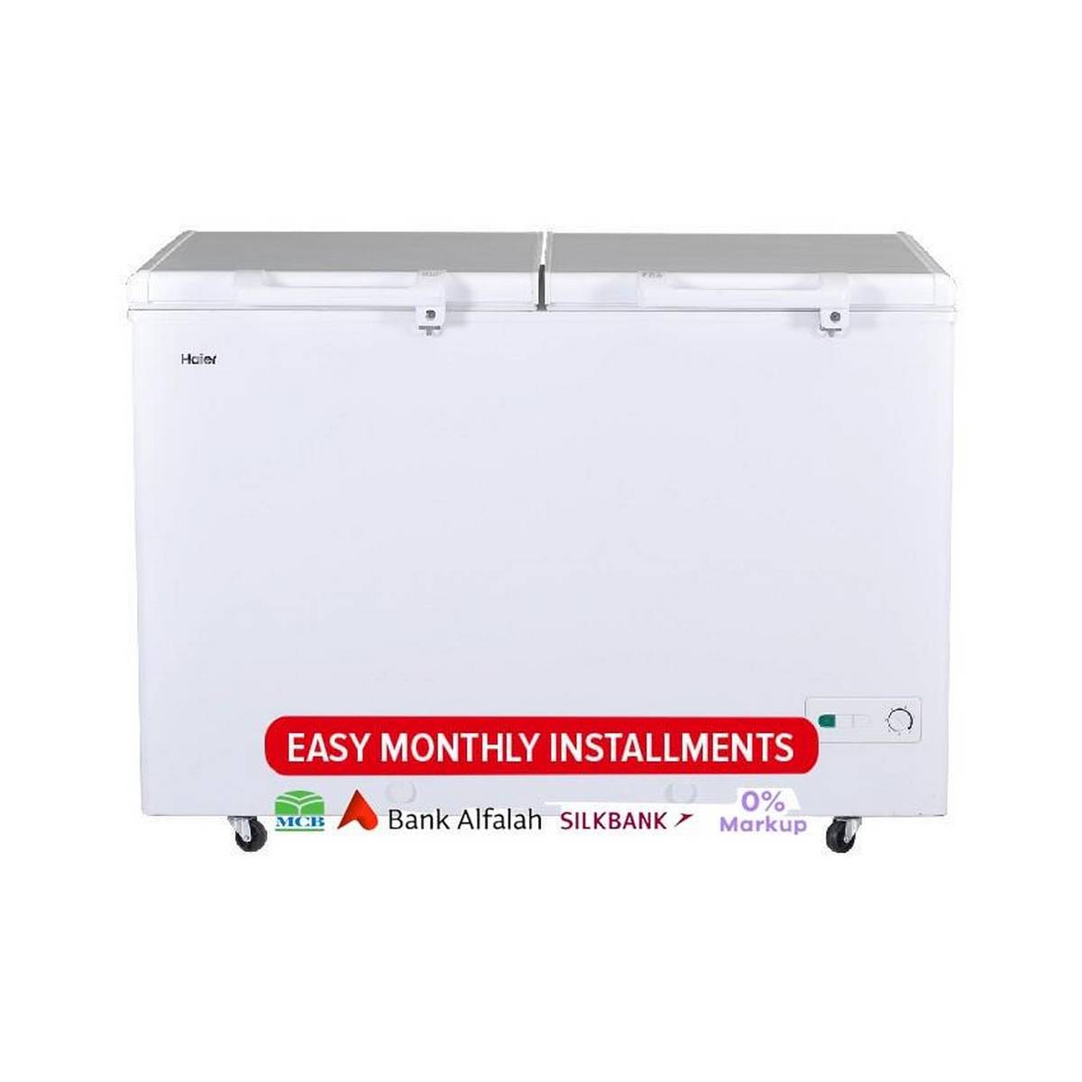 Haier HDF385H Double Door Deep Freezer 385 L White Daraz.pk