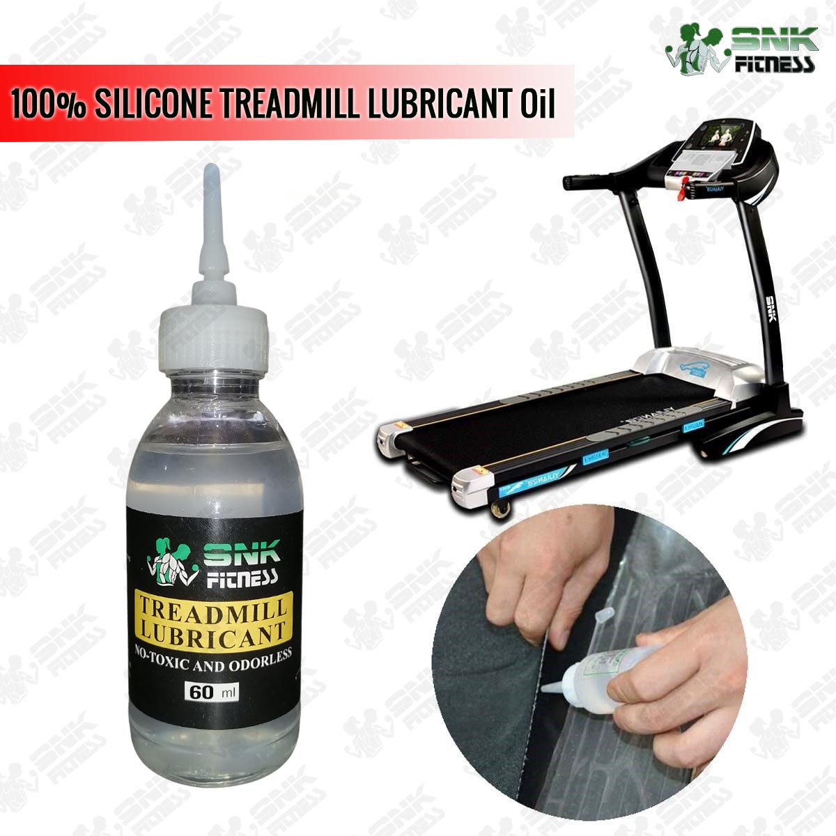 Treadmill Lubricating Oil Running Machine Lubricant Belt Lube Silicone oil 60ml