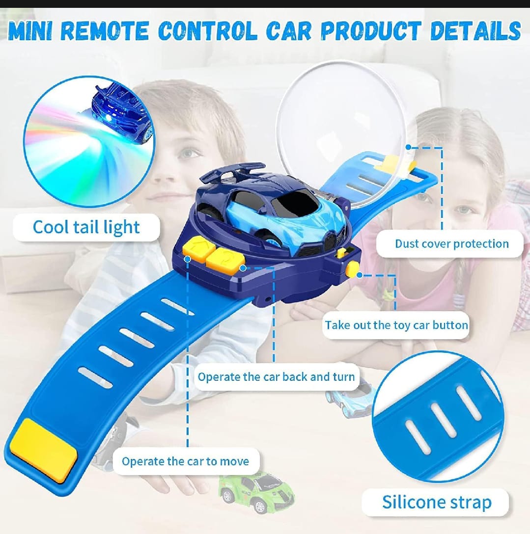 Remote Control Car Toy, Mini Cartoon Toys, Racing Watch, USB Charging Car, Children's Toy The Best Gifts for Boys & Girls Watch Remote Control Car Toy, Mini Cartoon Toys