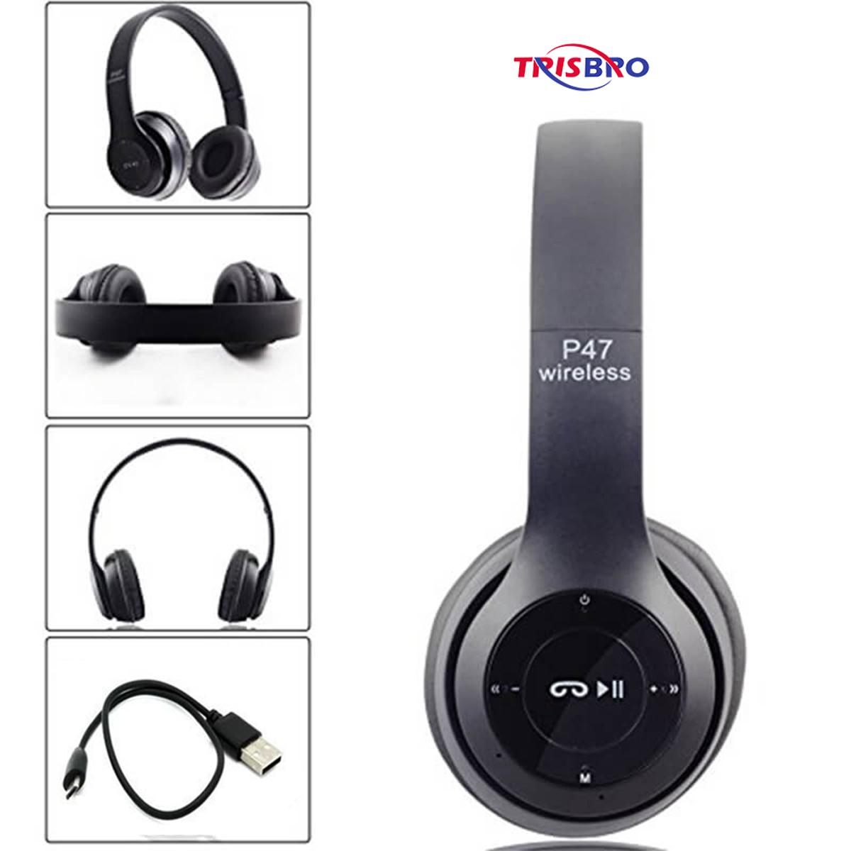 Wireless Bluetooth Headset P47 With Mic For PC PS4 Xbox One For