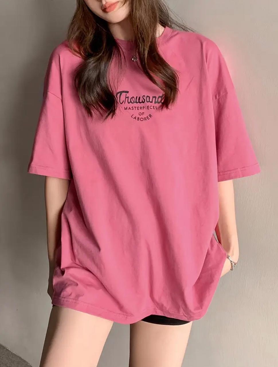 Oversized Plus Size T-Shirt for Women 3XL to 6XL Sizes Available In Multiple color Soft & Comfortable Fabric Casual Crew Neck, Short Sleeve