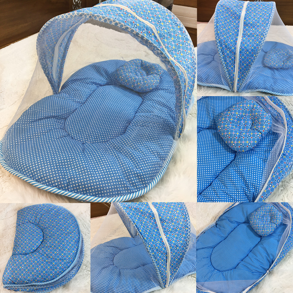 High Export Quality Fancy Baby Sleeping bag with Mosquito net Zipper New Shed Crib 0-1 Year Infant Portable Folding Baby Cots Net Infant Sleeping Bag - baby bistar gaddi - baby nest bed accessories for baby, bistar infant newborn dipper bag multicolored