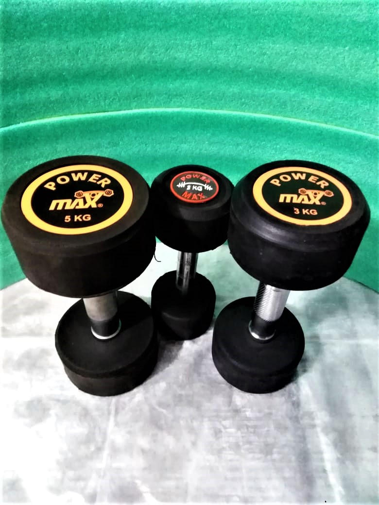 Single Pieces of 1kg 2kg 3kg 4kg 5kg 10kg High Quality Rubber Coated Dumbbell Weight Plates Home Gym Home Exercise Dumbell