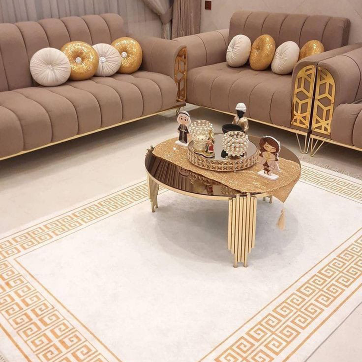 Five seater sofa set Daraz.pk