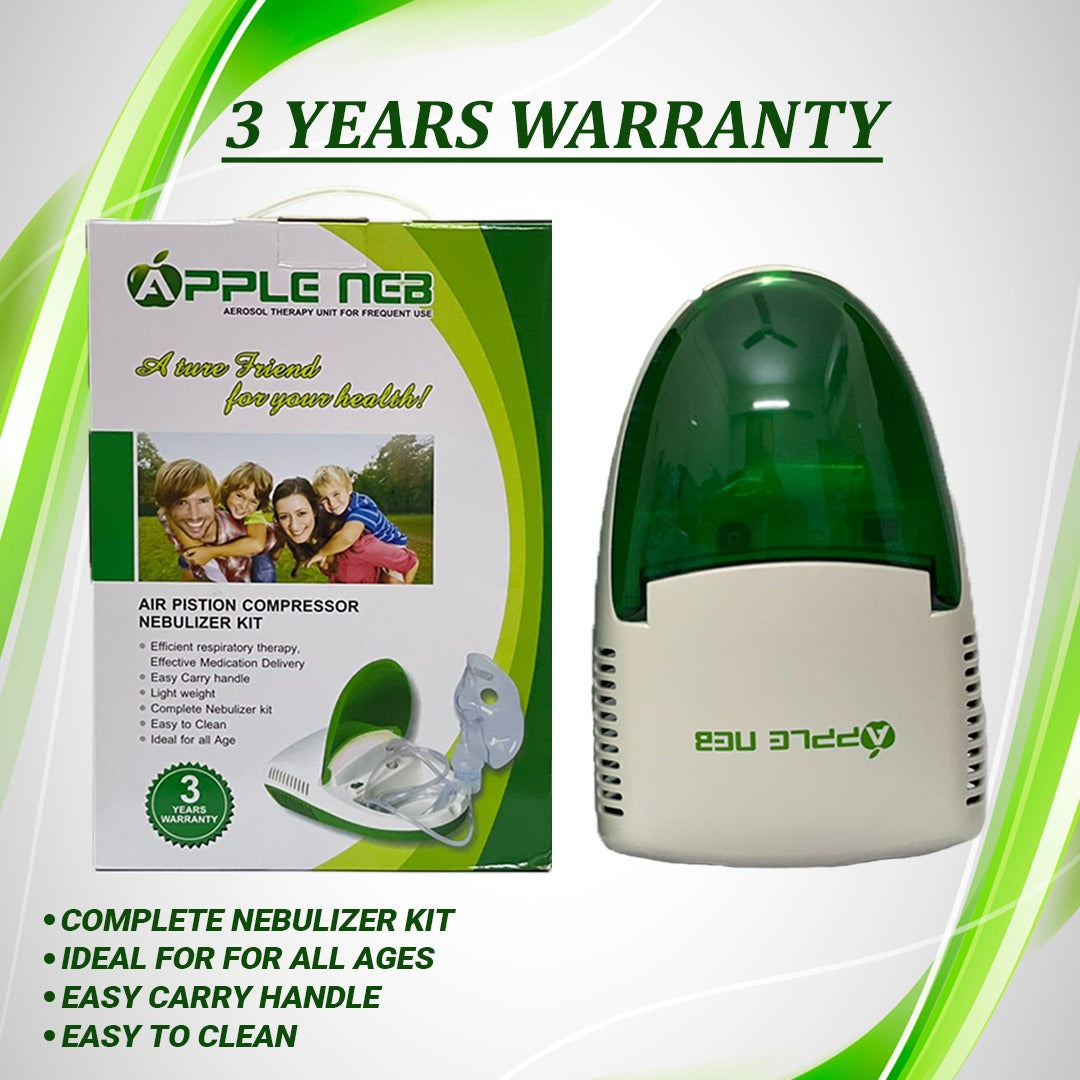 Nebulizer by Apple Neb Air Piston Compressor Nebulizer Kit 3 years