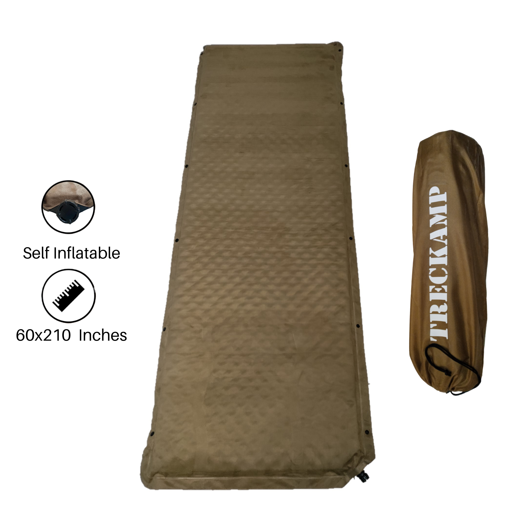 Kampair Portable Camping Air Mattress, Ultra Thick And Wide