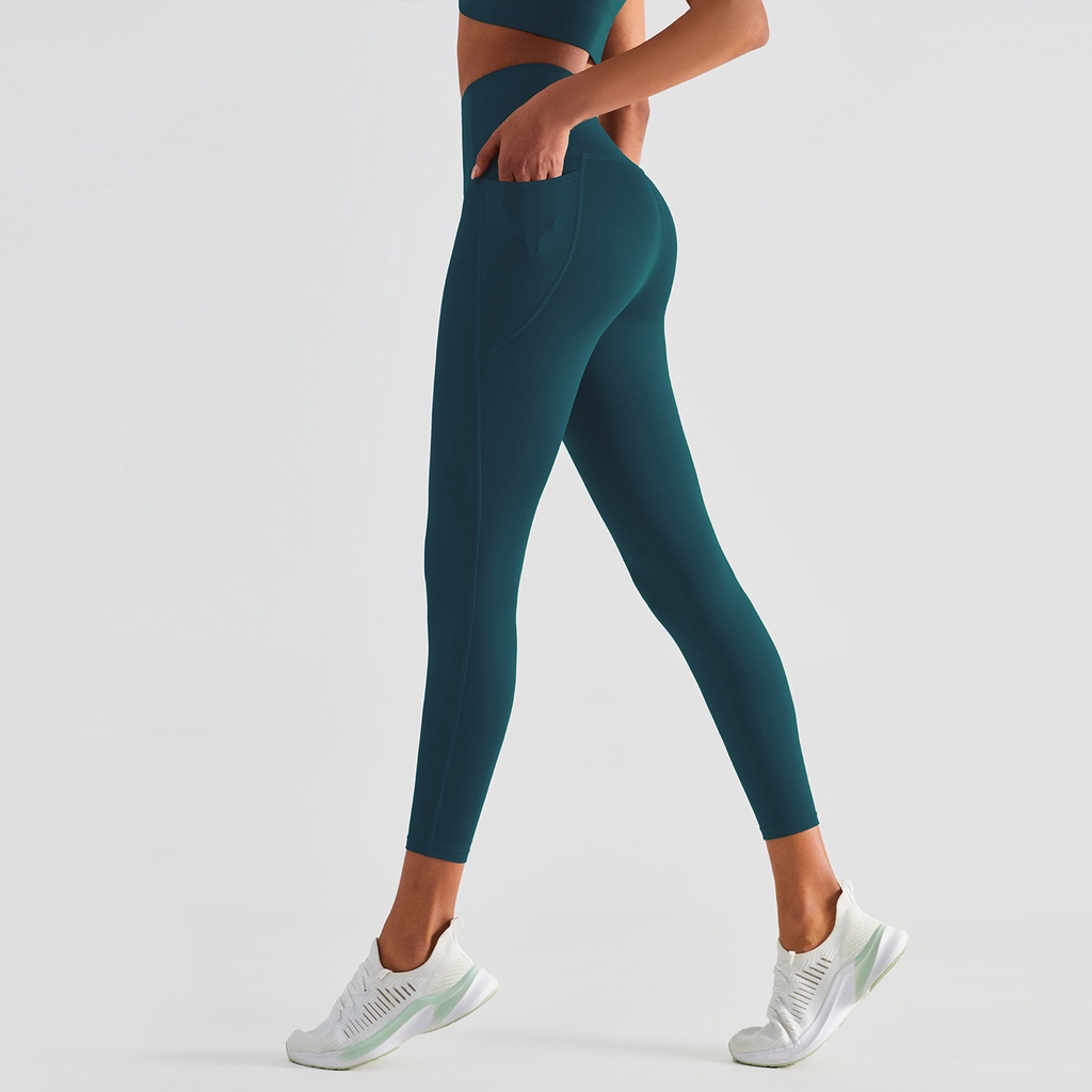 fitness push up yoga pants with pockets 