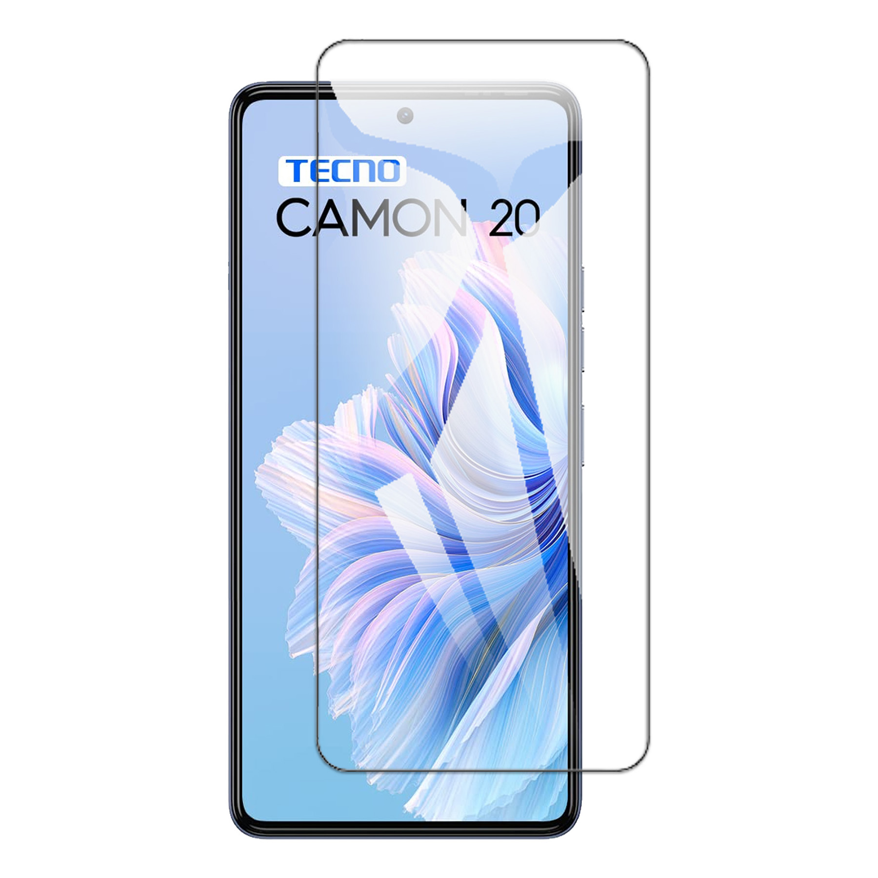 Tecno Camon 20 Tempered Glass Screen Protector Polish Glass For - FridayShop price in Pakistan