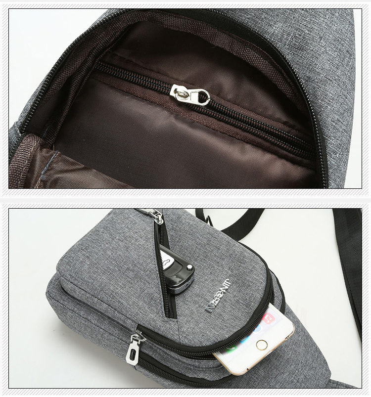 Fashion Men Chest Shoulder Crossbody Mini Backpack Light Weight Bag Use For Boys Also Girls