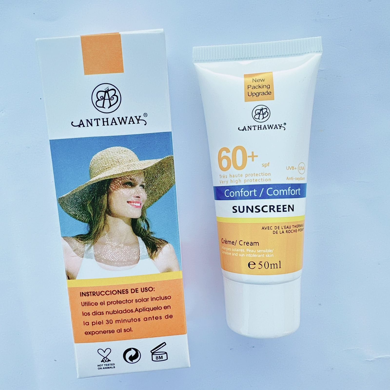 AnthaWay - Sun Protection Sunblock Cream spf60+ (50ml) | Daraz.pk