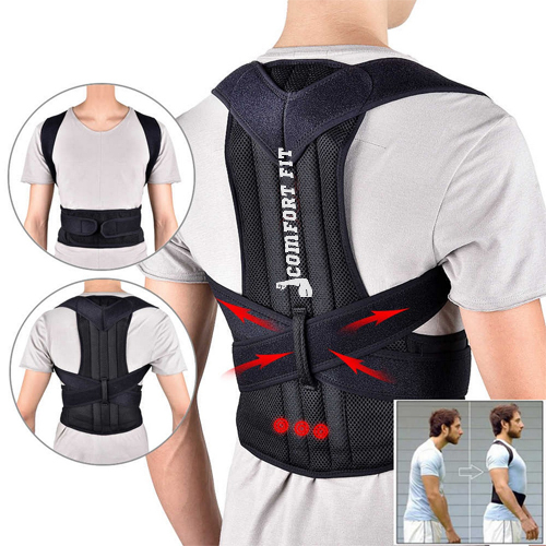 Back Posture Belt Adjustable | Posture Belt | Back Support Belt | Back Pain Relief Belt | Shoulder Support Belt | Spine Support Belt | Unisex Posture Corrector