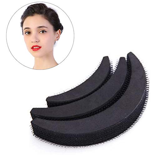 (3 Pcs)Hair Pads Hair Volume Increase Puff Hair Bun Maker Donut Magic Foam Sponge Bump Up Insert Base Hair Accessories for Women
