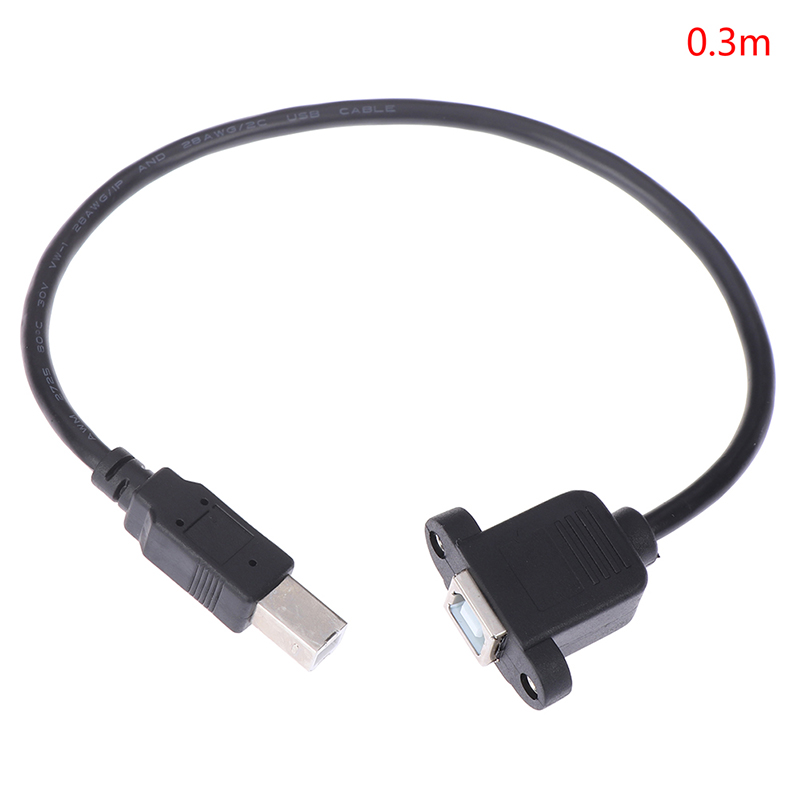 USB 2.0 Type B Male to Type B Female Printer Extension Cable With Panel