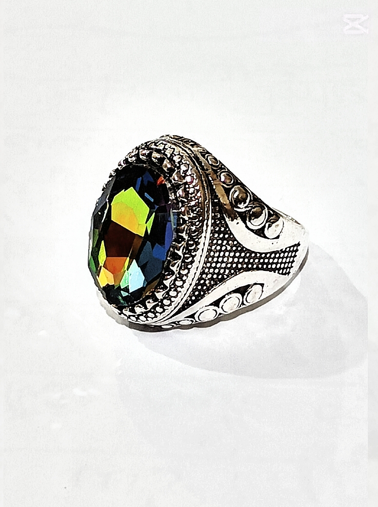 New Italian Stone Ring For Men-Top Fashion Charming Black ,Blue ,Red Stone Stainless Steel Yamani Ring For Boy /Men BF ,Wedding Gift