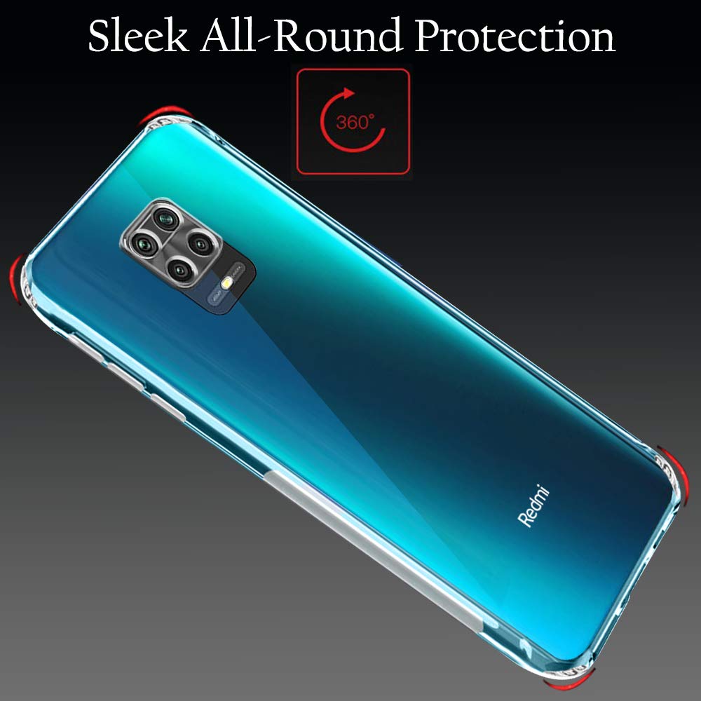 Xiaomi Redmi Note 9S / Xiaomi Redmi Note 9 Pro Transparent Back Cover With Camera Protection