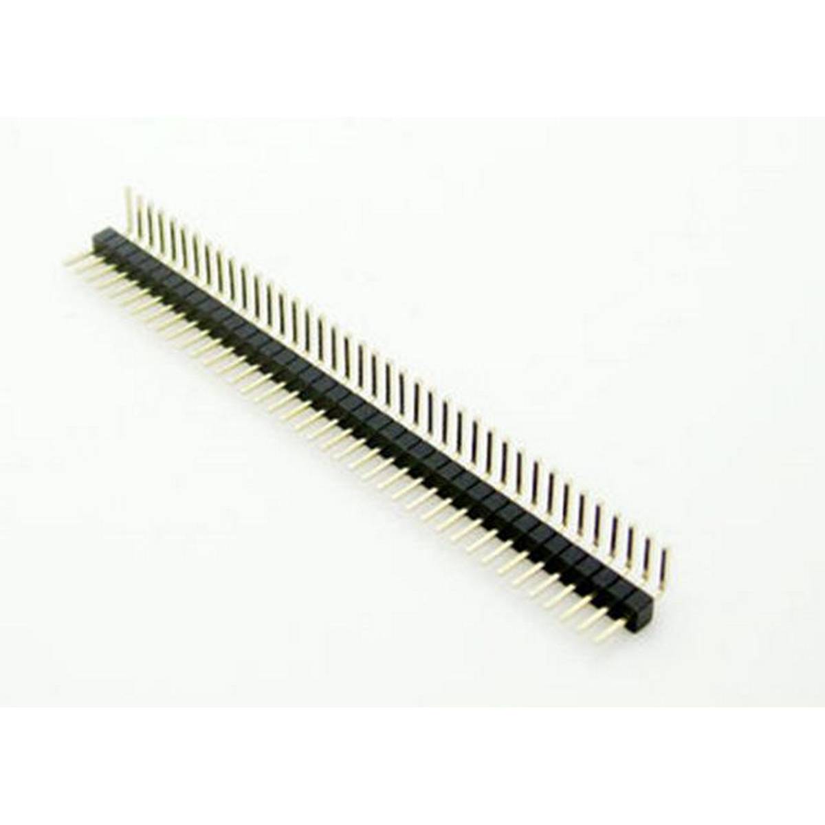 4 Pcs 40 Pin Single Row Right Angle Rectangular Male Header Pin Strip Connector