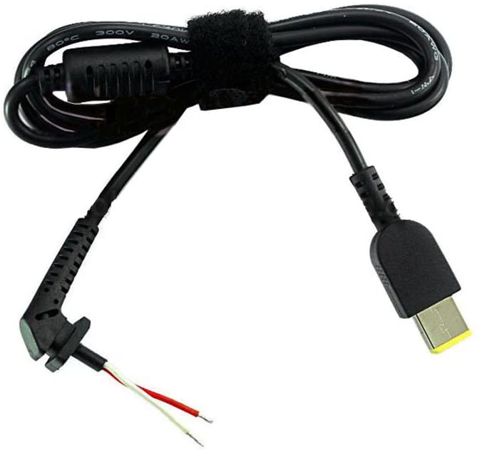 DC Power cable Jack Plug USB Pin Square Power Supply Connector Cable for Lenovo New 20V Laptop Charger DC Cord Cable 1.5m