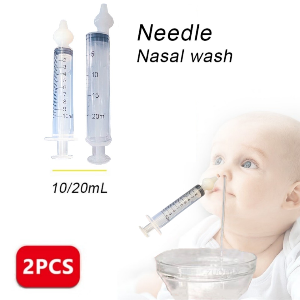 Babi Cleaner Rhinitis Nasal Washer Needle Tube Baby Nasal Aspirator Syringe  Nose Washing Jeringa Lavado Nasal Bebe Nasale Bébé