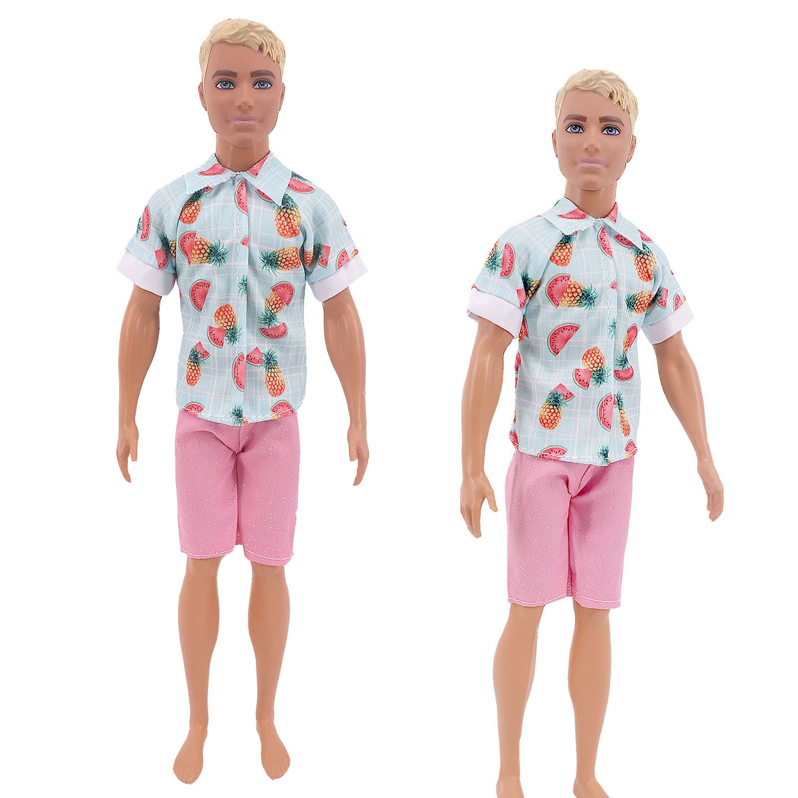 Ken Doll Clothes Doll Daily Wear Casual Suit Sweatshirt Pants Suit Man 11.8  Inch Doll Clothes For 30cm Barbies Doll Accessories