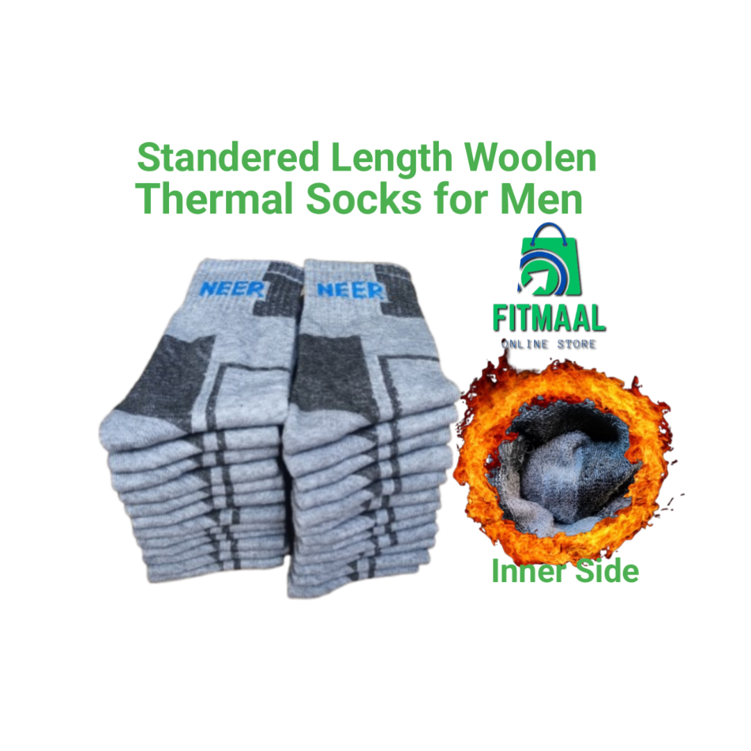 Woolen  Thermal Socks for Unisex  Pack of  02  and 4 Pairs - Best for Rainy / Snowy  season. Wool Winter Socks,,  High Quality for Winter season, Top Resistance of Socks Against Cold Weather