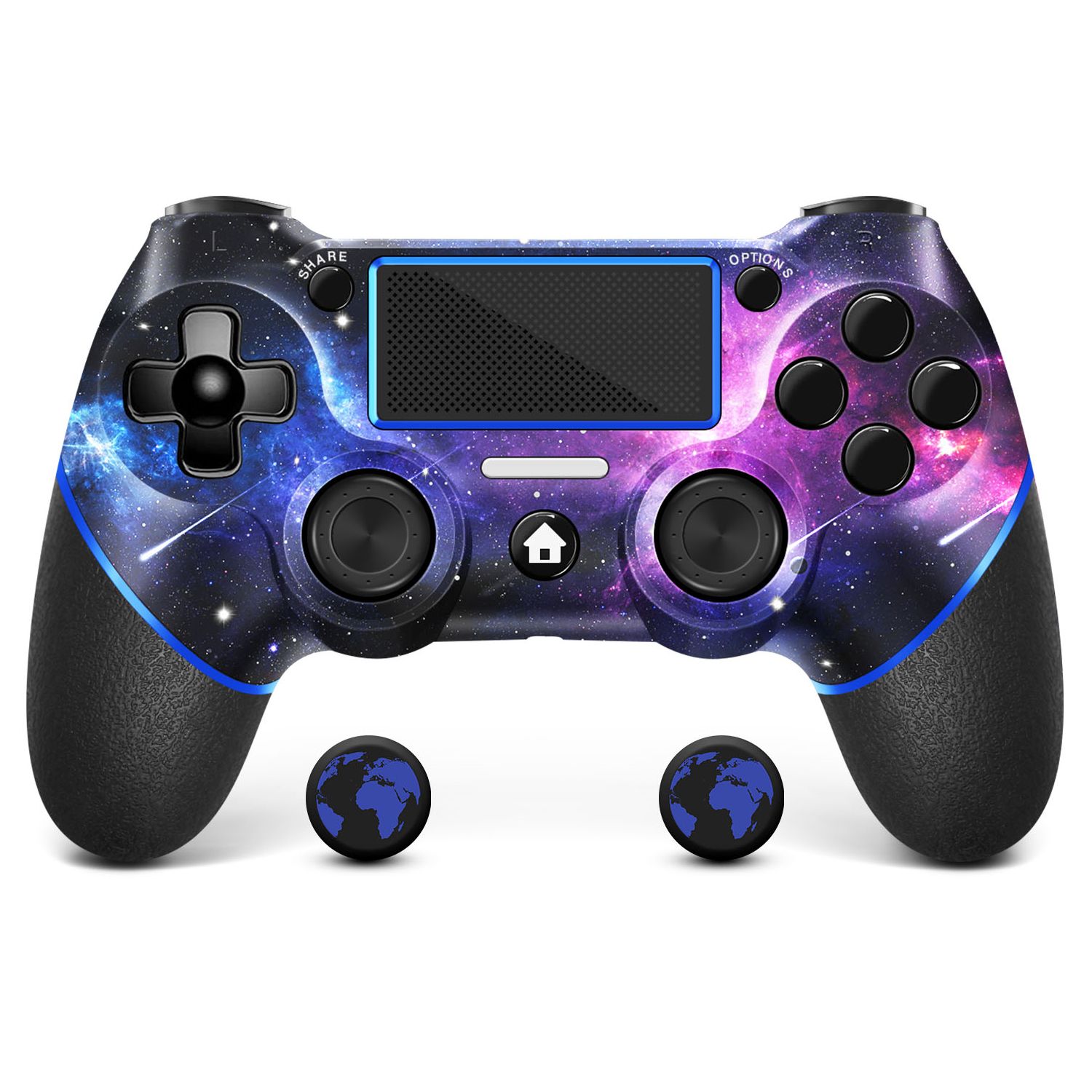 EGM PS4 Wireless Controller Bluetooth Gamepad Compatible with PlayStation 4, PC, Laptop & Android | Dual Vibration | Rechargeable Battery