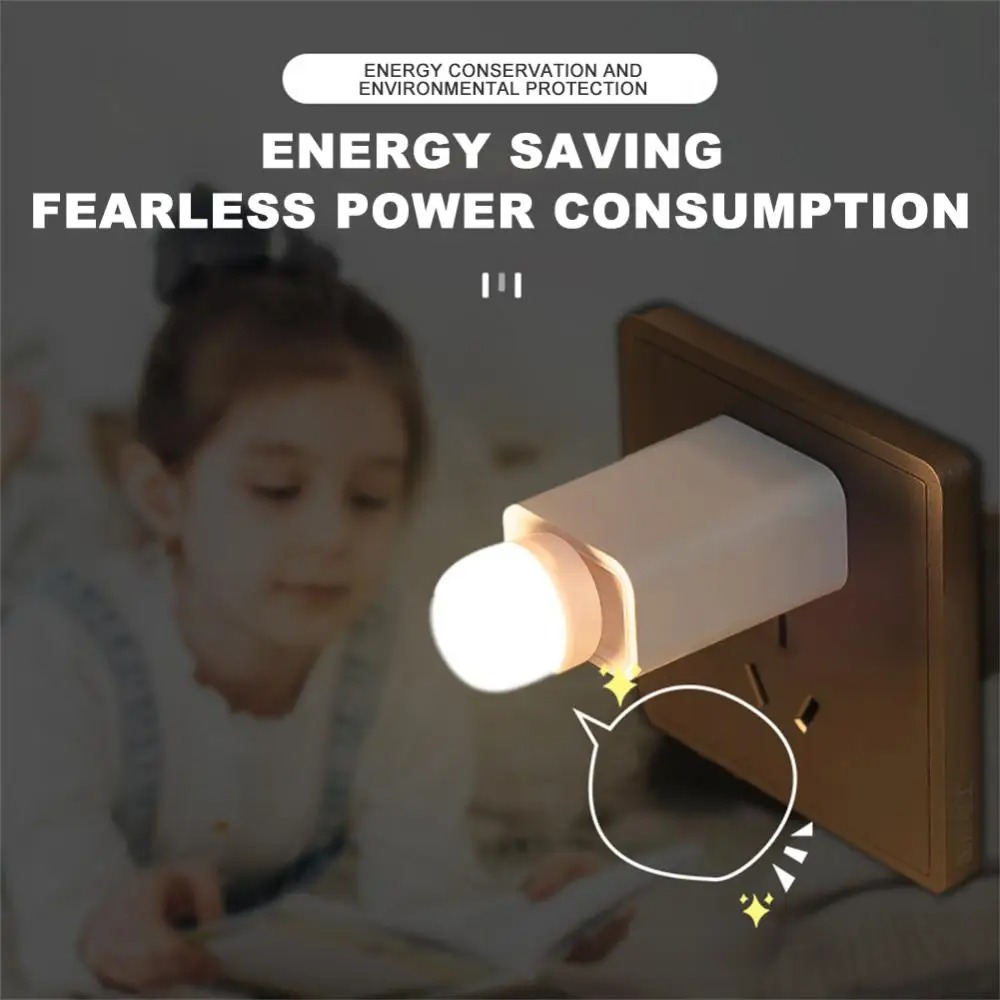 USB Mini LED Night Bulb LED Light Night Light Universal for Laptops Power banks Mobile Chargers & Other USB supported (Pack of 1/10Pcs)