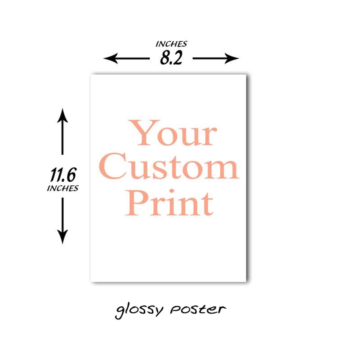 Customized Print Your Design Poster
