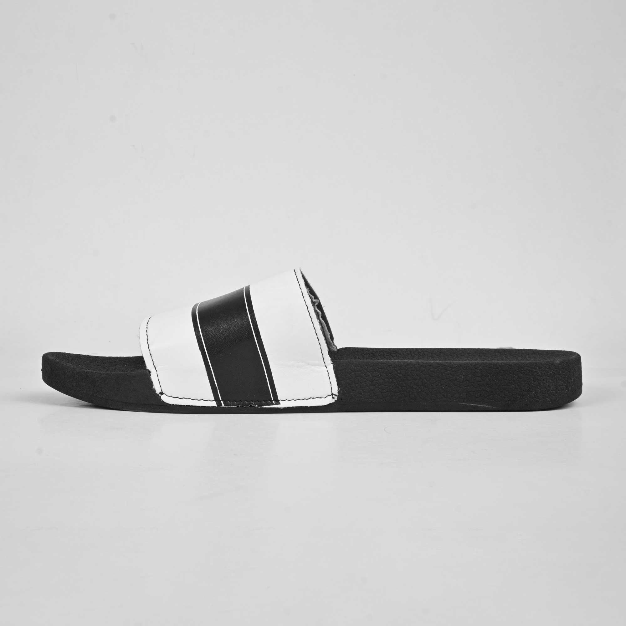 Black Camel Slippers For Men Double Color Slide