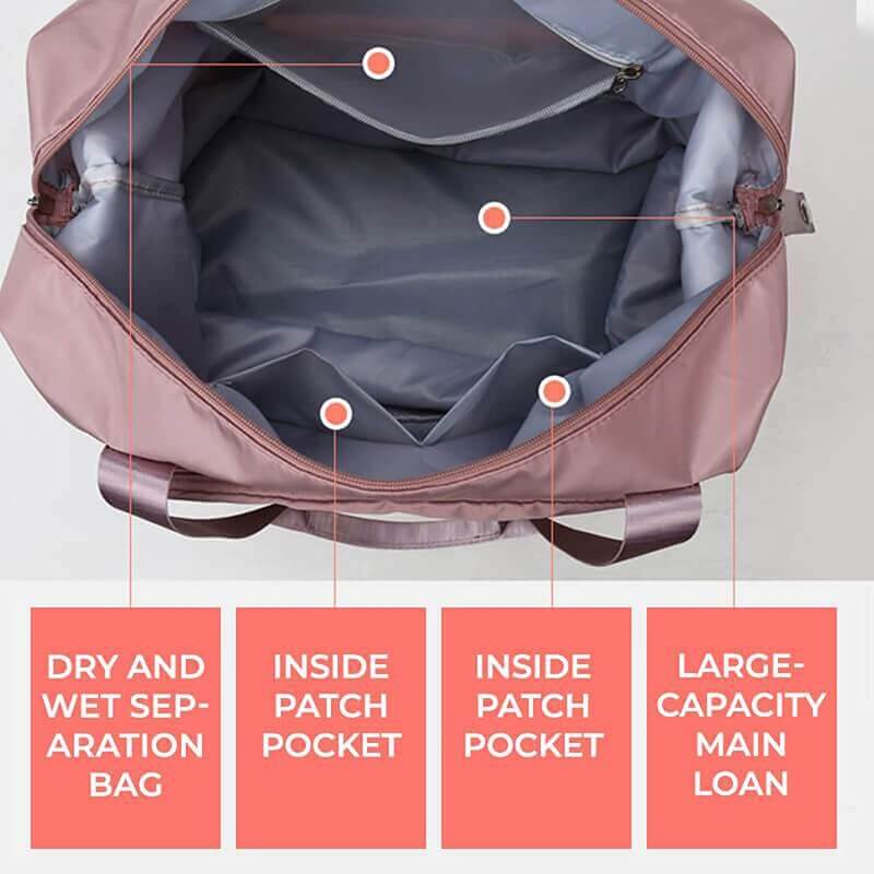 Fitness Dry women Gym/Travel bag, waterproof Fashionable Gym Bag, traveling girls Bag sling duffle bags, teravling bag
