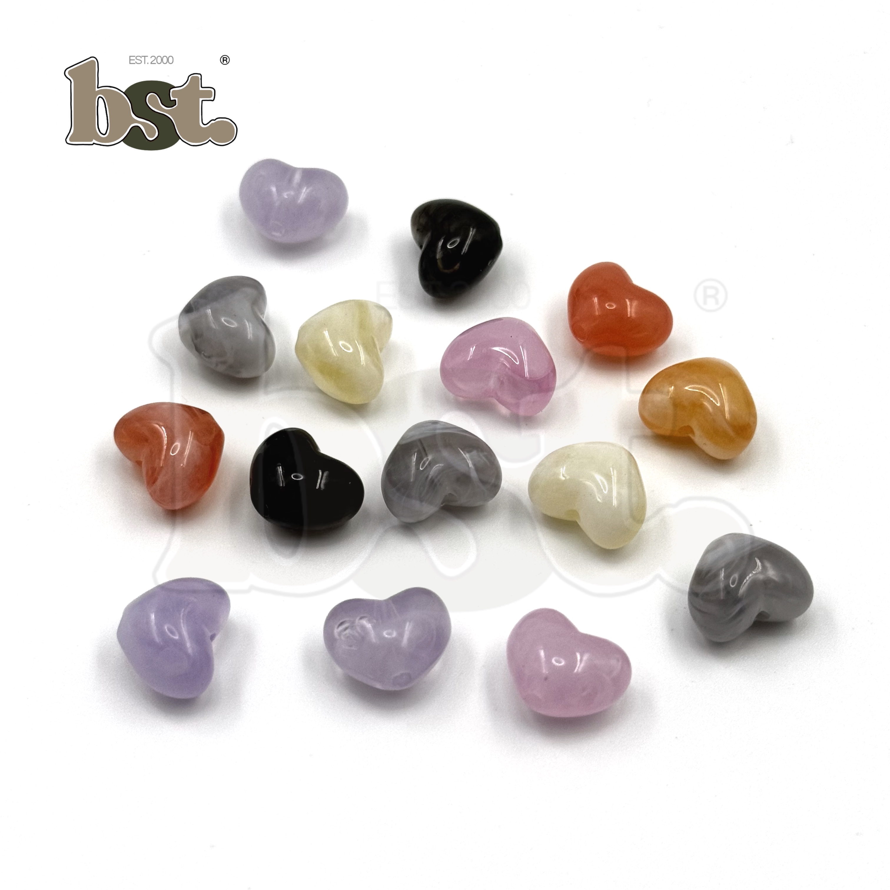 25pc Beads Mix Chunky Beads Charms Beads Bow Beads Accessories DIY Accessories Plastic Charms Bow Charm BST