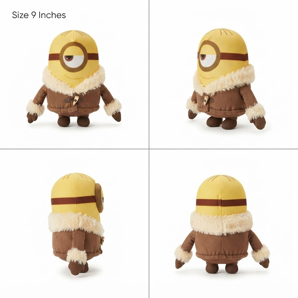Despicable Me 3 Minions Plush Toy – Premium Quality Soft Stuffed Cartoon Character Doll for Kids, Toddlers & Minion Fans – Perfect Birthday Gift