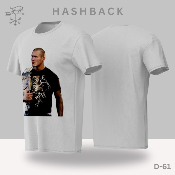 HashBack Printed Crew Neck T Shirt For Men - Round Neck III