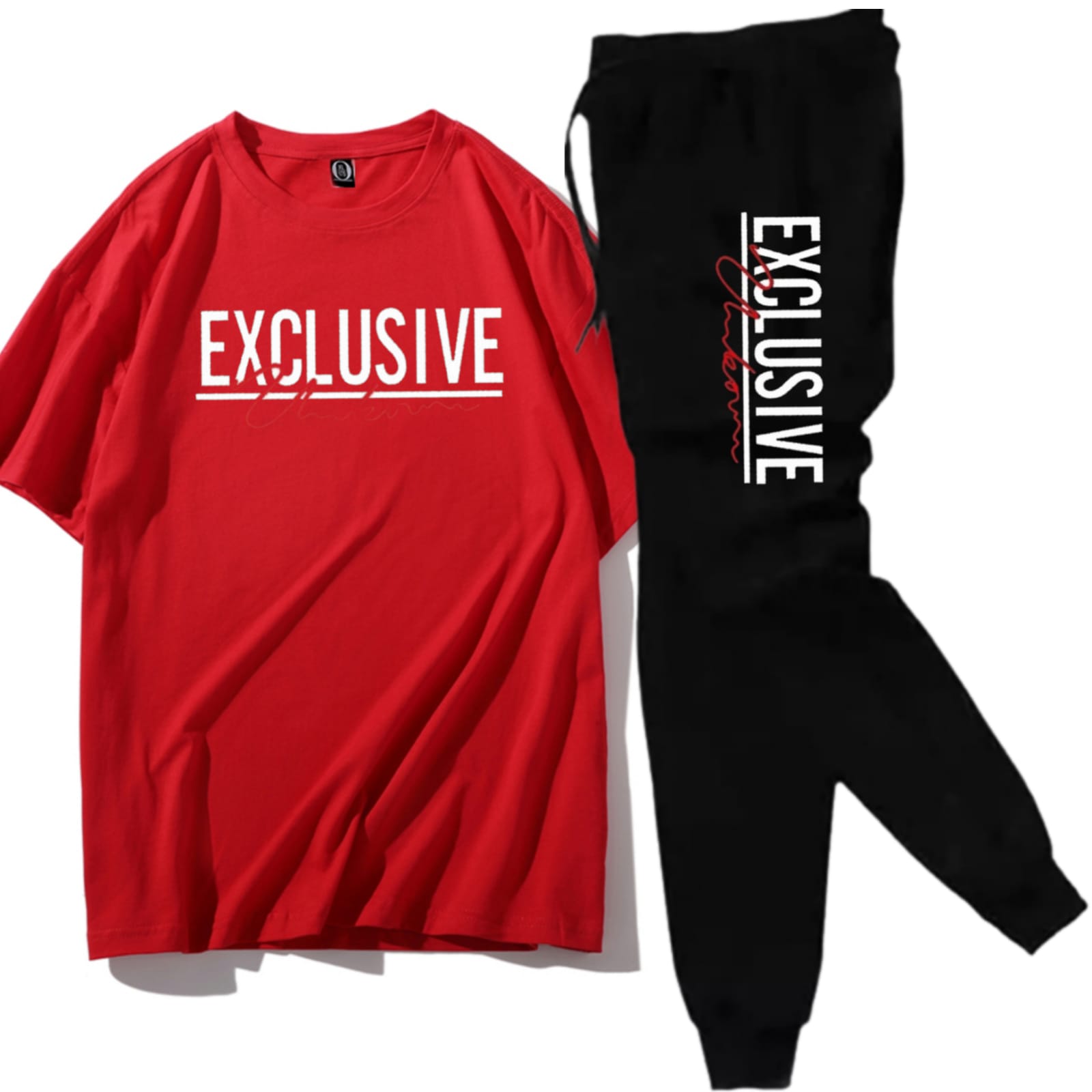 Men's Trendy Tracksuit Maroon Printed Fashionable Sportswear