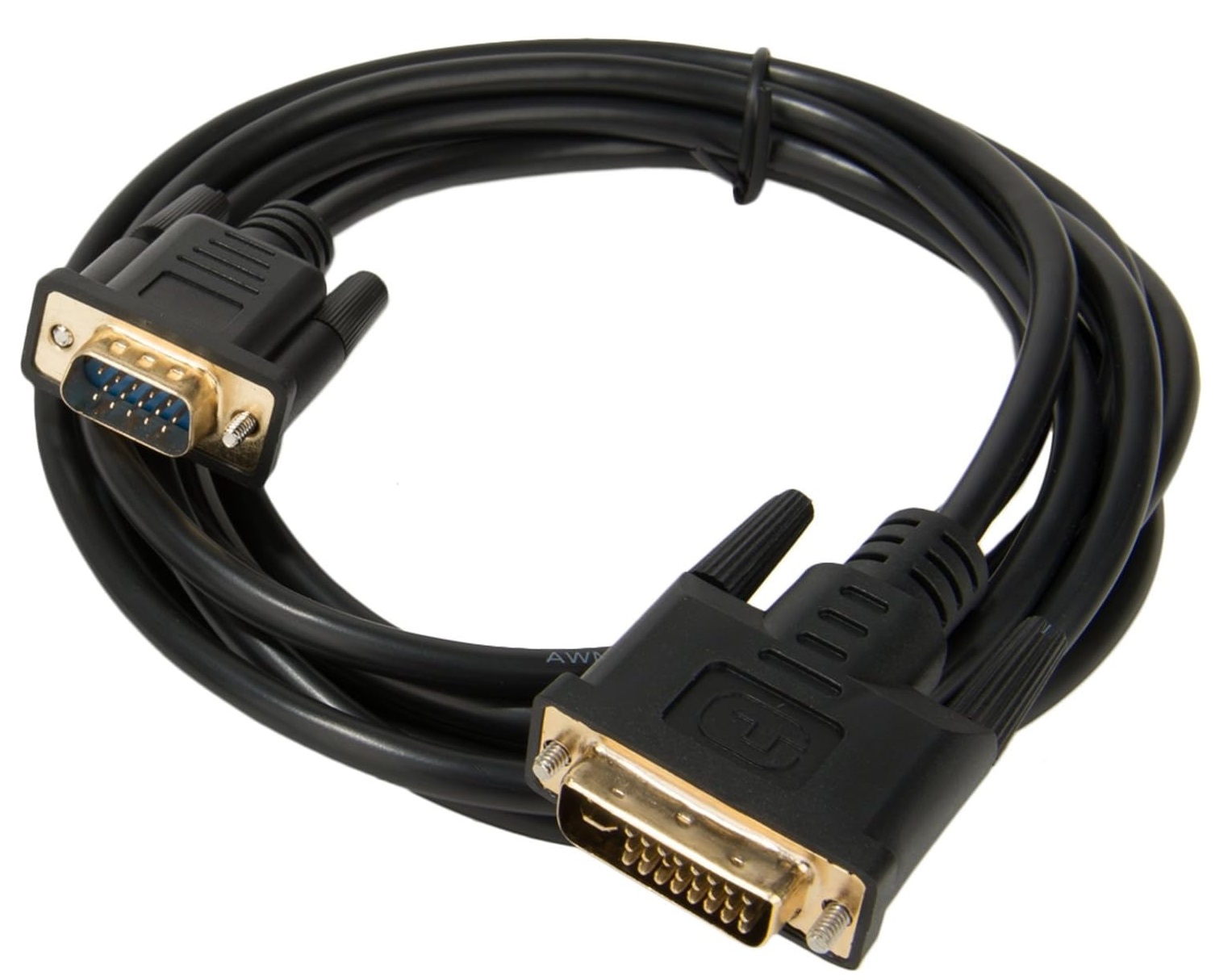 Comsol DVI-A Male to 15 pin VGA Male Cable 2 Meters Genuine Brand New