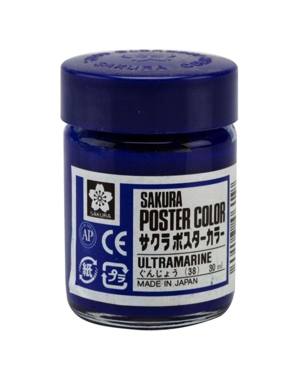 ultramarine blue poster colour