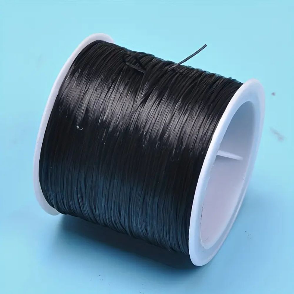 Stretchable Thread For Jewlery Making Nylon Thread For Bracelet Making Elastic String For Beading Jewelry Cord, Elastic Bracelet Rope Crystal Beading Cords, for Jewelry Making Beading Thread Elastic String Cord High-Quality Crystal Bead String -