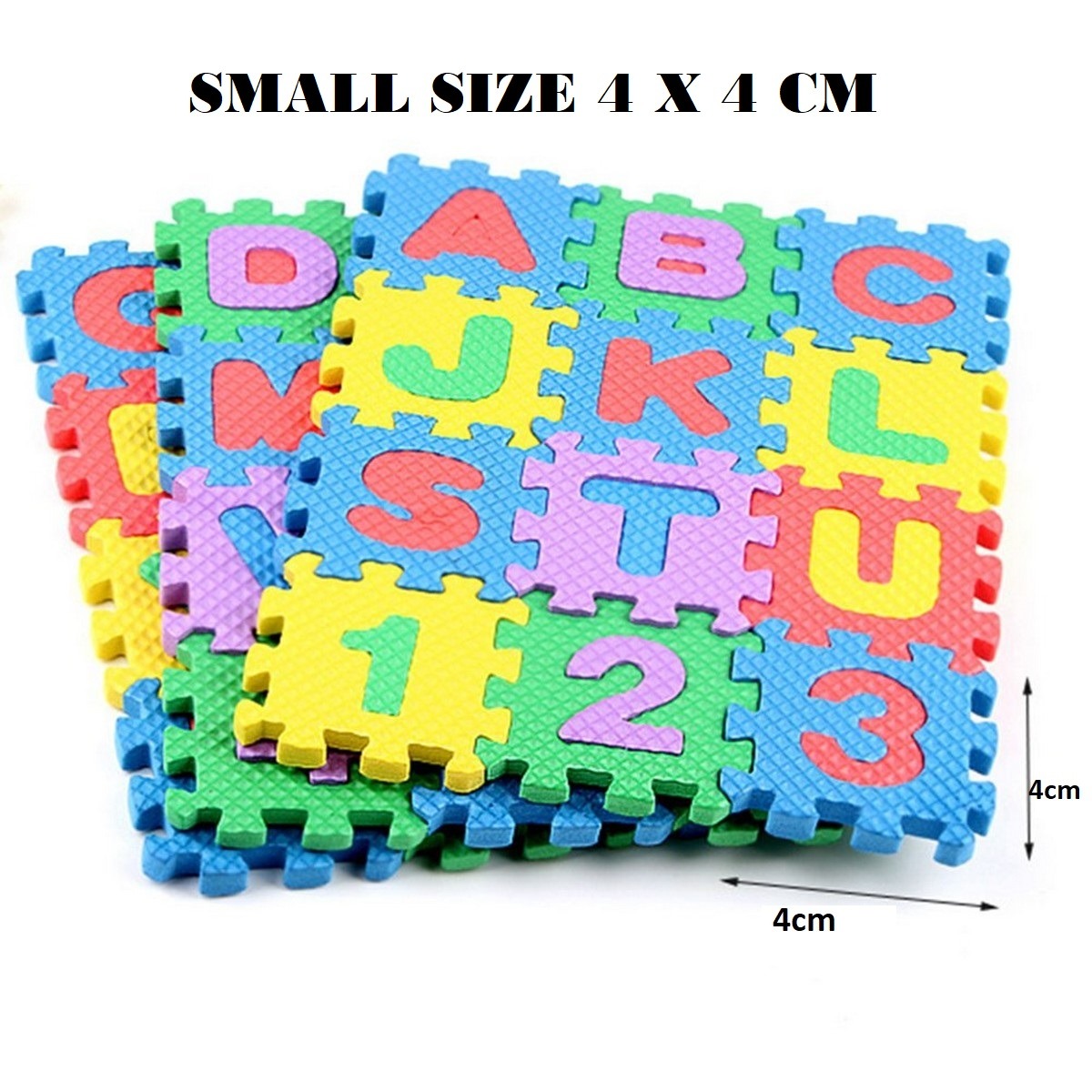 Kids Learning Puzzle Set (36 Pcs) - Alphabet & Numbers Foam Puzzle Mat, Educational Toy for Children (2+ Years), Develops Problem-Solving & Fine Motor Skills