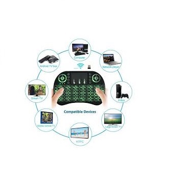 Mini Touch Pad RF 500 Wireless with 3 Colour Backlight Keyboard Mouse - rf500 keyboard – rf500 wireless keyboardBy QB