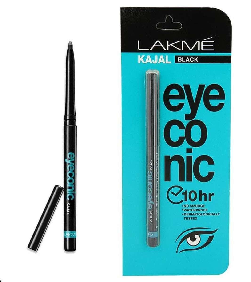 Intense Black, white Kajal Pencil | Smudge-Proof, Long-Lasting Eye Liner | Easy Glide, Waterproof Kajal for Bold, Defined Eyes