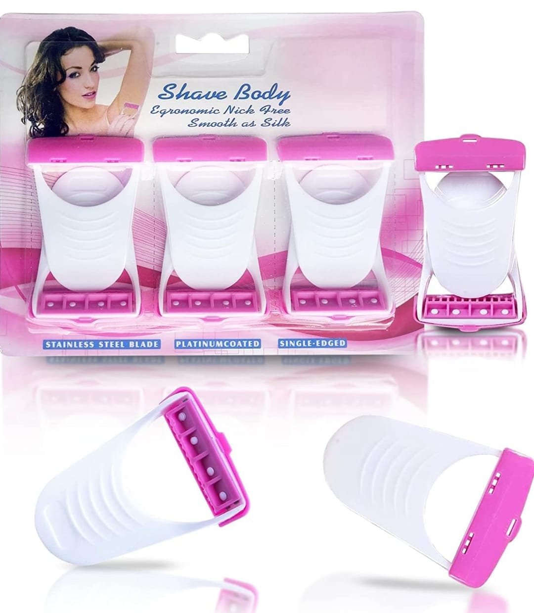 Pack Of 6 Ladies Safety Razor Imported Women Shave Body Razor Body Shaver For Remove Hairs