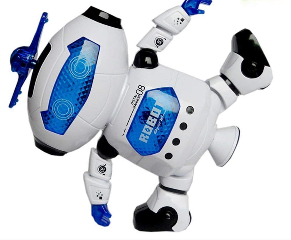 Dancing Robot Toy For Kids - White