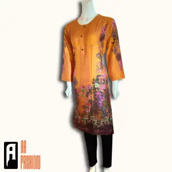 pakistani long linen kurtis