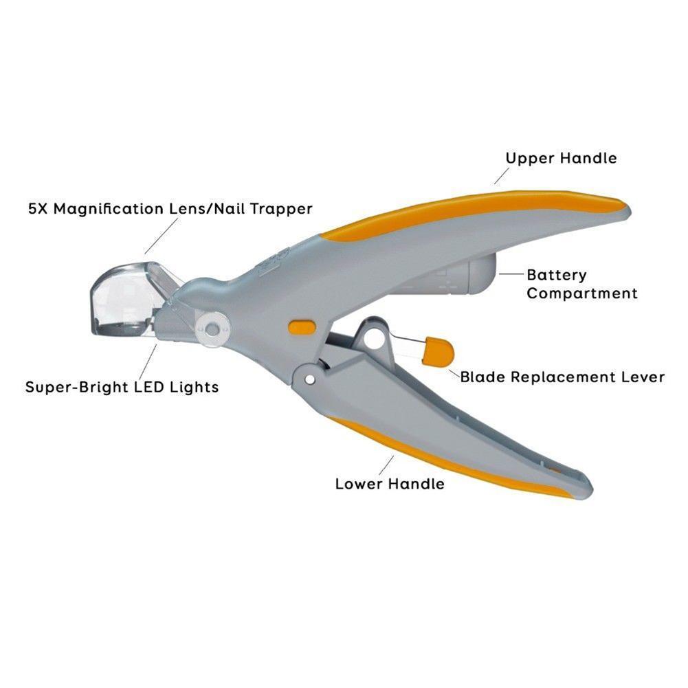 Lighted nail trimmer for dogs best sale