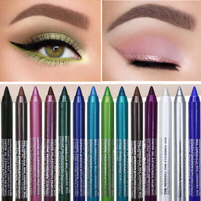 Pack of 6/12 - Lip and Eye Liner Pencils - Multicolor - 6/12 PCS Colored Eyeliners Pen Set, Colored Eyeliner Pencils Pearl Eyeliner Kit Glitter Eye Liners for Women, Eye Shadow Pencil, Lip Liner, Professional Eye Makeup