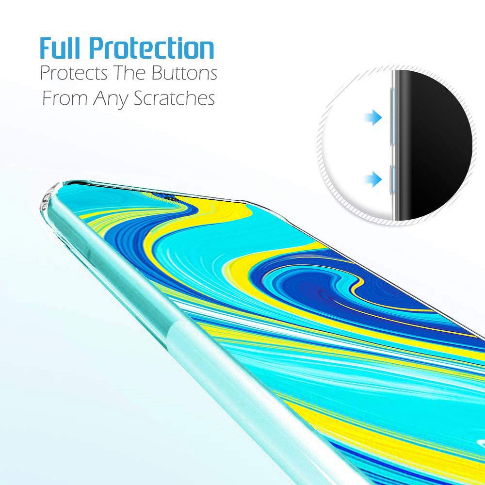Xiaomi Redmi Note 9S / Xiaomi Redmi Note 9 Pro Transparent Back Cover With Camera Protection