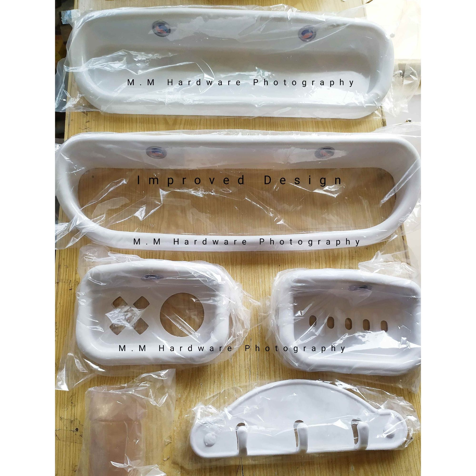 Plastic Bathroom Accessories Set Of 5 Premium Quality | Daraz.pk